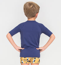 Carregar imagem no visualizador da galeria, Kids FPU50+ Uvpro Short Sleeve T-Shirt Navy Blue Uv
